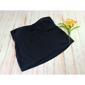 Old Navy Black Sleeveless Built in Bra Swim Suit Top Tankini 4XL